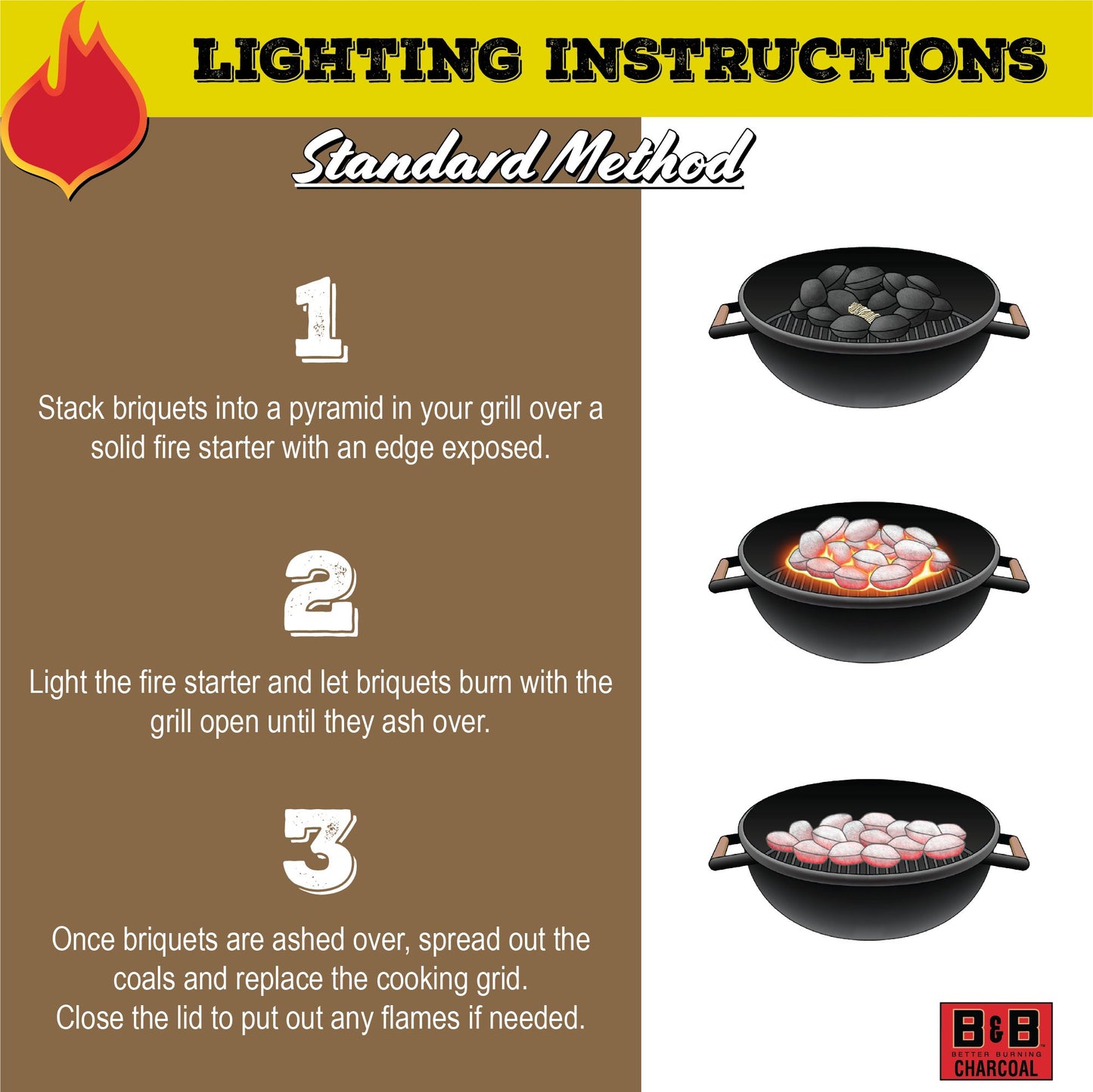 B&B Charcoal Oak Charcoal Briquets
