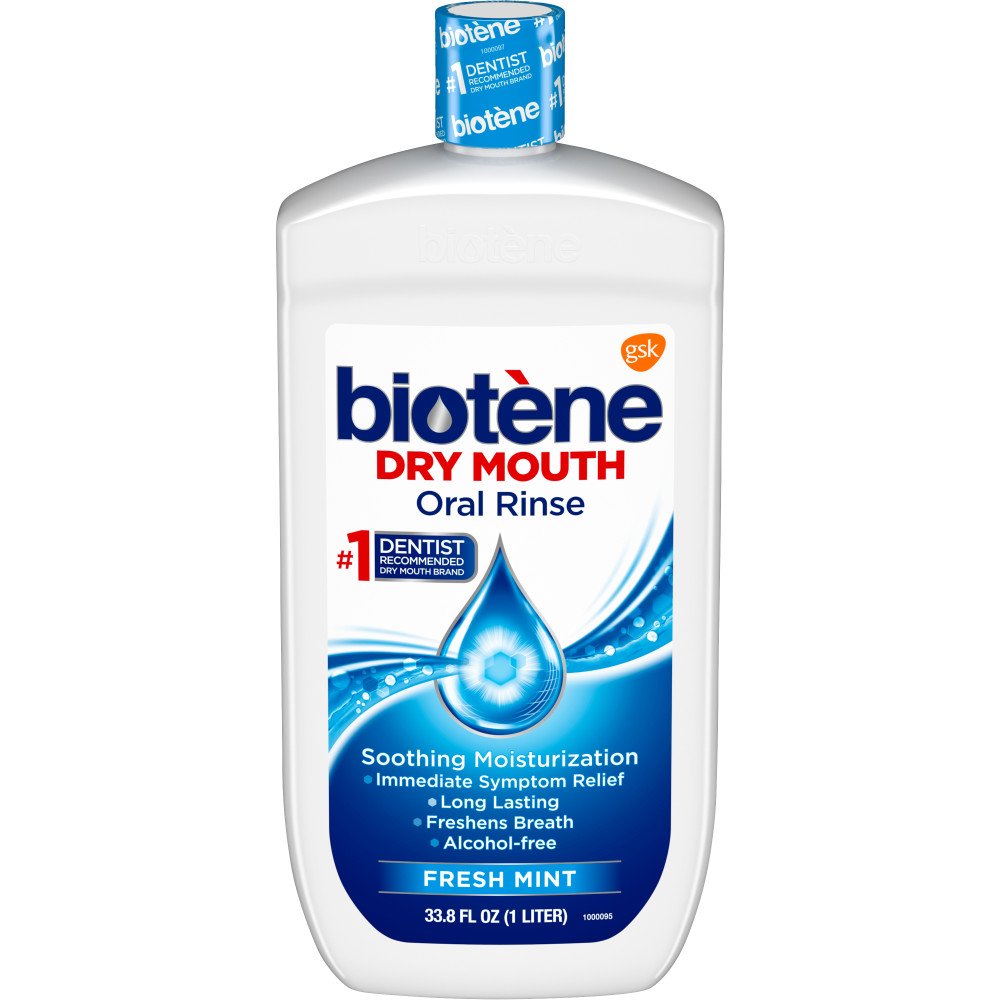 Biotene Oral Rinse Mouthwash for Dry Mouth, Fresh Mint