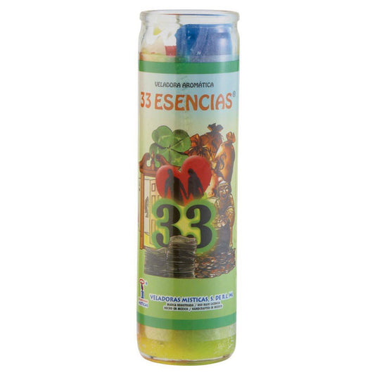 Brilux 33 Escencias Candle - Rainbow Wax
