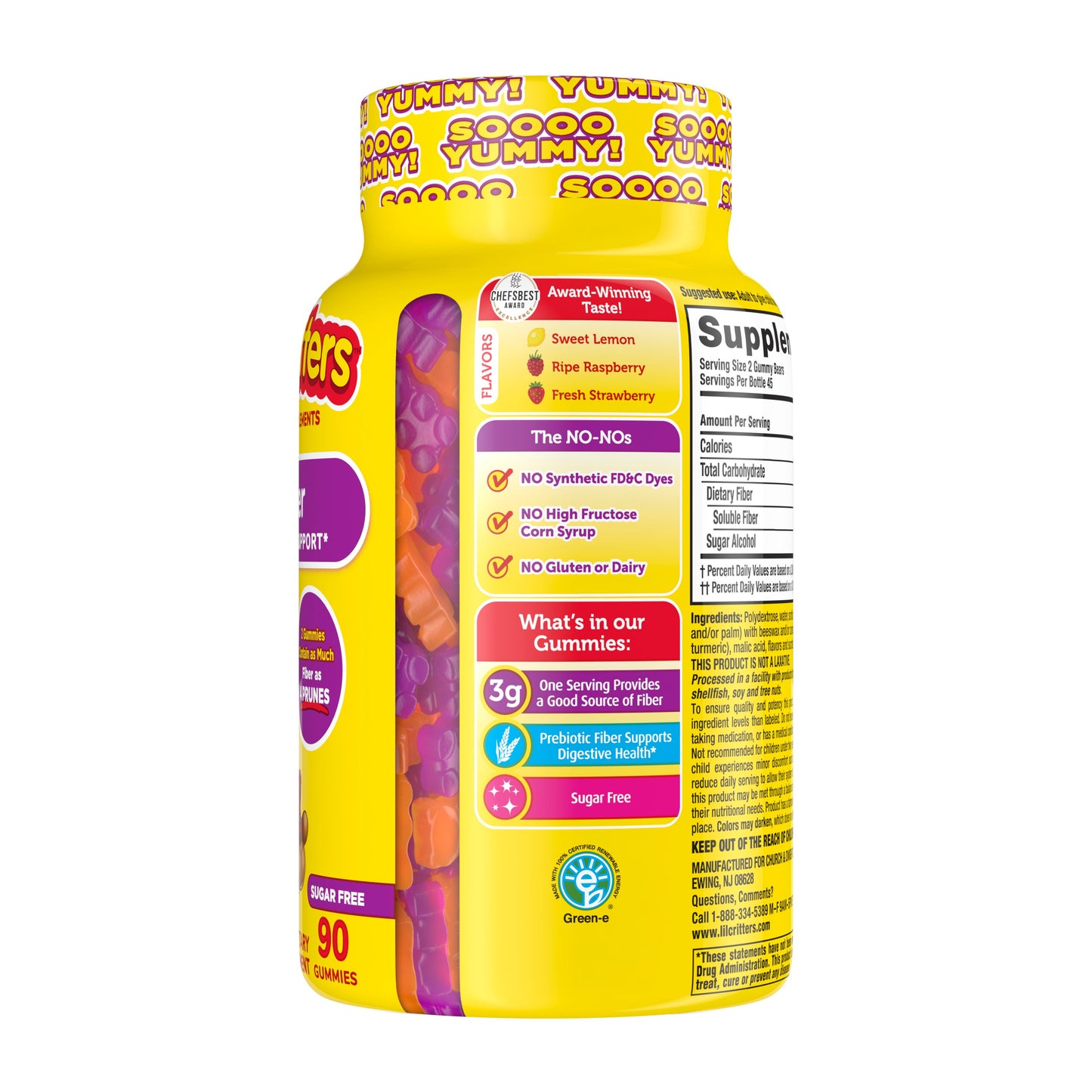 L'il Critters Sugar Free Fiber Gummy Bears