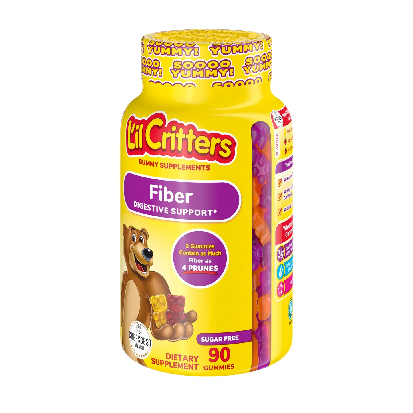 L'il Critters Sugar Free Fiber Gummy Bears