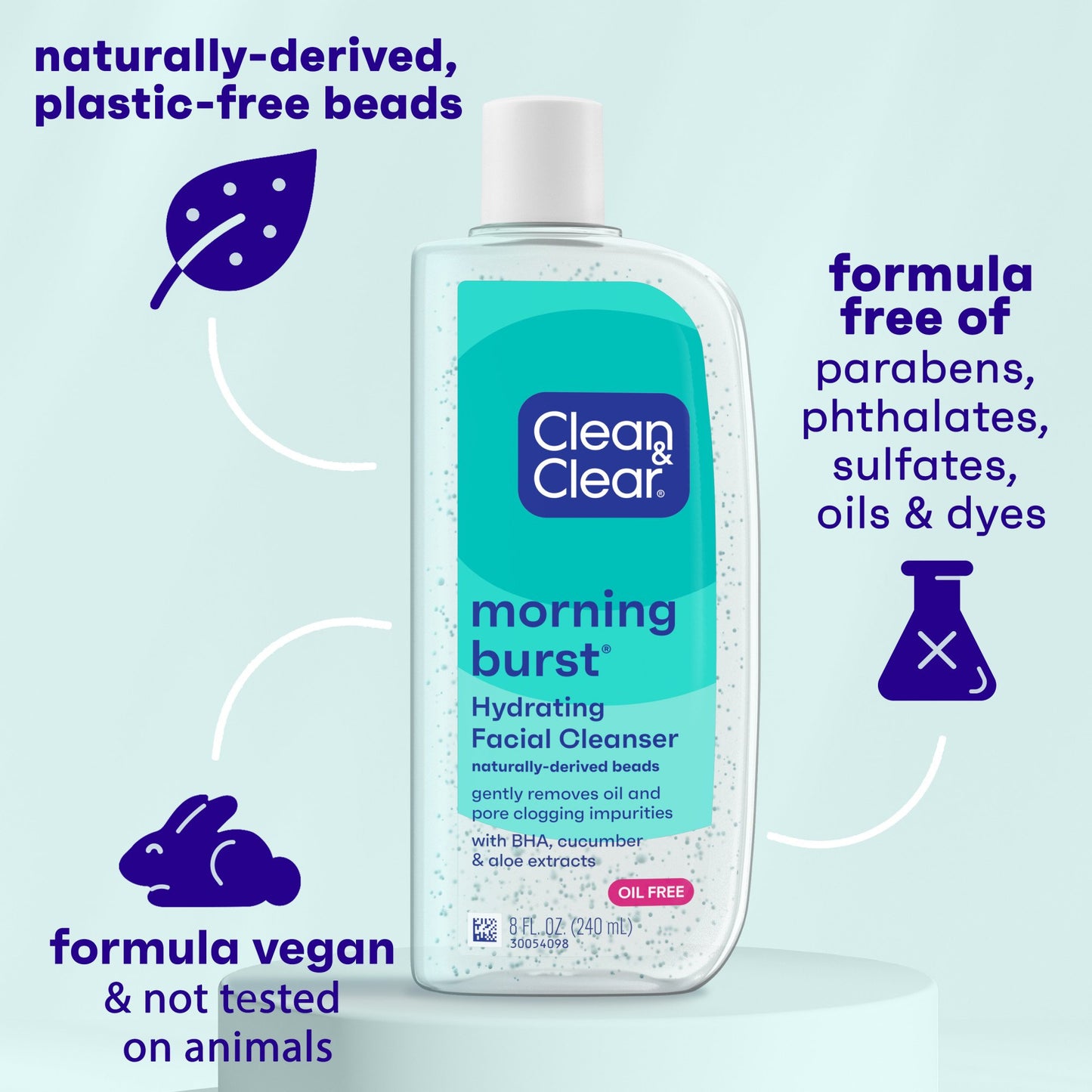 Clean & Clear Morning Burst Oil-Free Hydrating Daily Face Wash