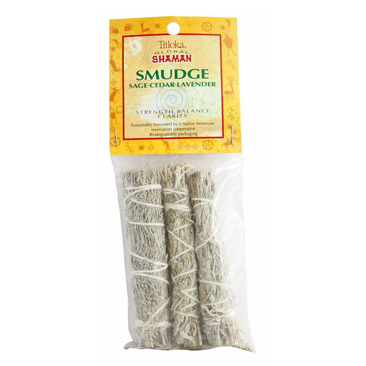 Trikola Smudge Sage Cedar Lavender