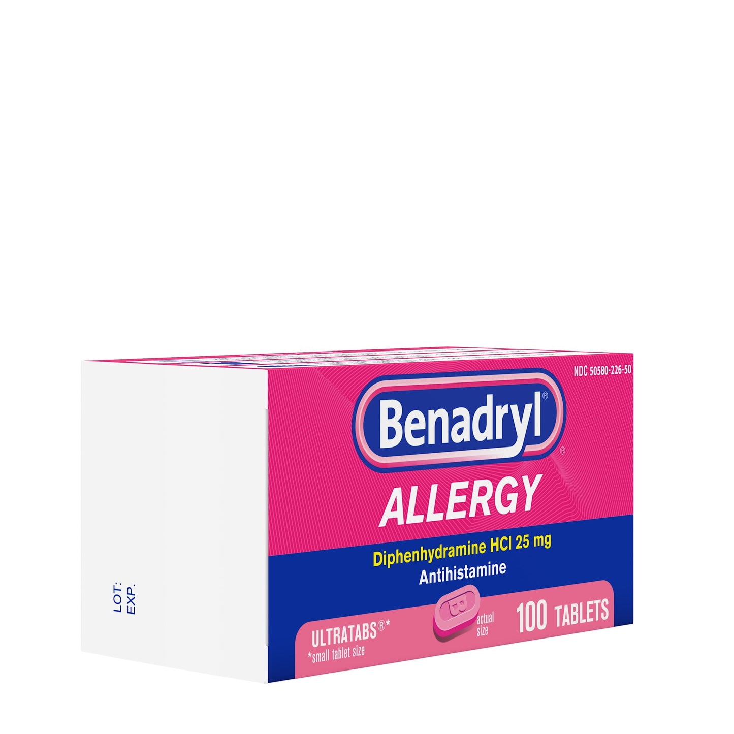 Benadryl Ultratabs Antihistamine Allergy Relief Tablets