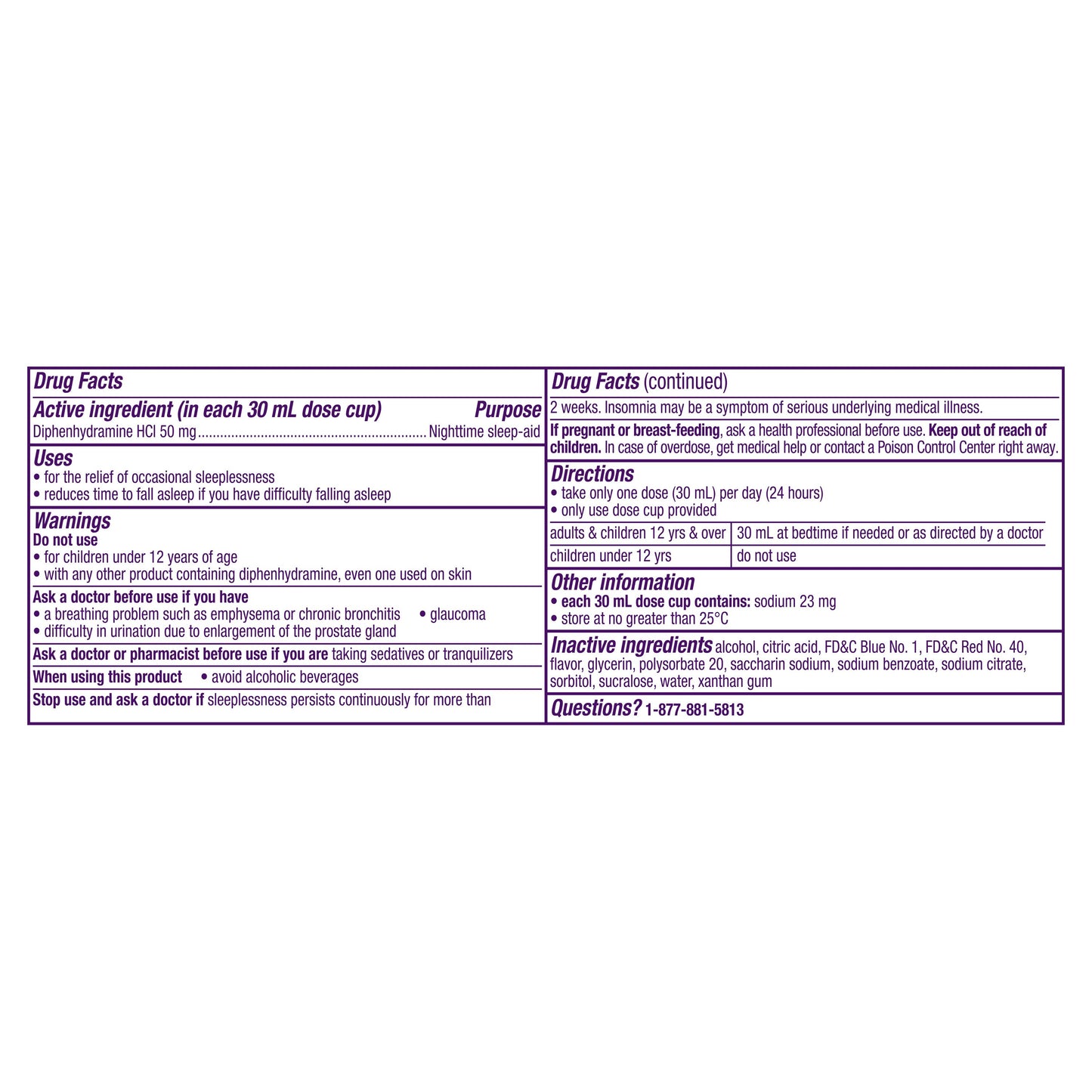 Vicks ZzzQuil Liquid Nighttime Sleep Aid, 2 Pack, Warming Berry Flavor