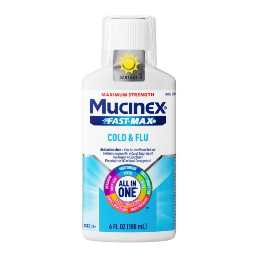 Mucinex Fast-Max Cold & Flu Maximum Strength Liquid