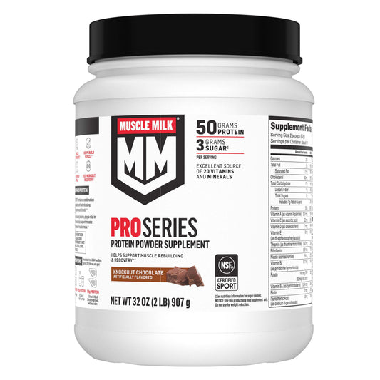 Muscle Milk Pro Series 50g Protein Powder - Knockout Chocolate