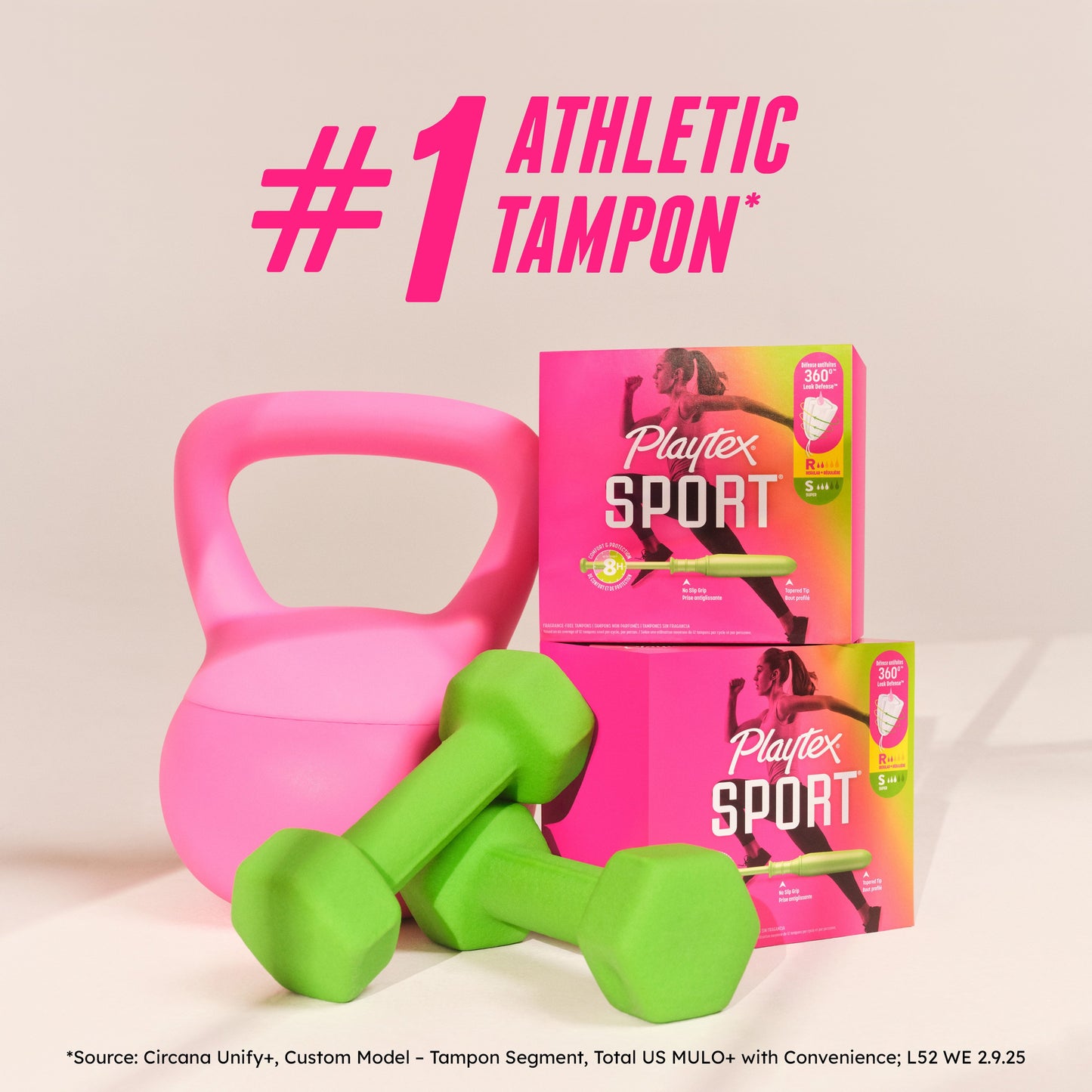 Playtex Sport Tampons Multipack - Regular & Super, Unscented