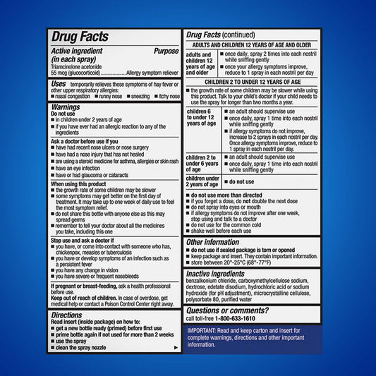 Nasacort Allergy 24 Hour Relief Nasal Spray
