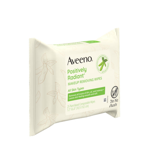 Aveeno Positively Radiant Makeup Removing Wipes