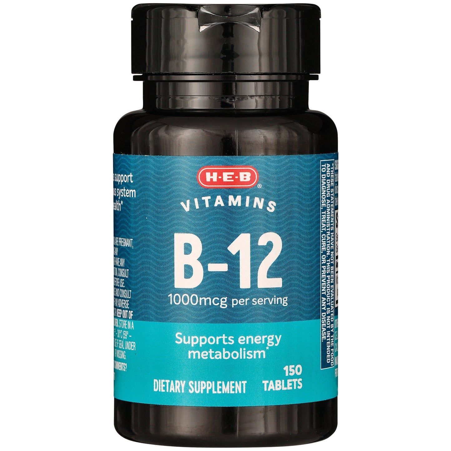 H-E-B Vitamins B-12 1,000 mcg Tablets