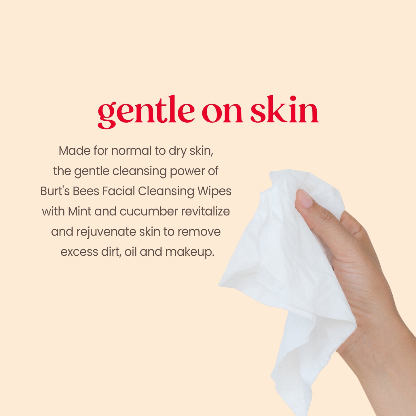 Burt's Bees Refreshing Facial Towelettes - Cucumber & Mint