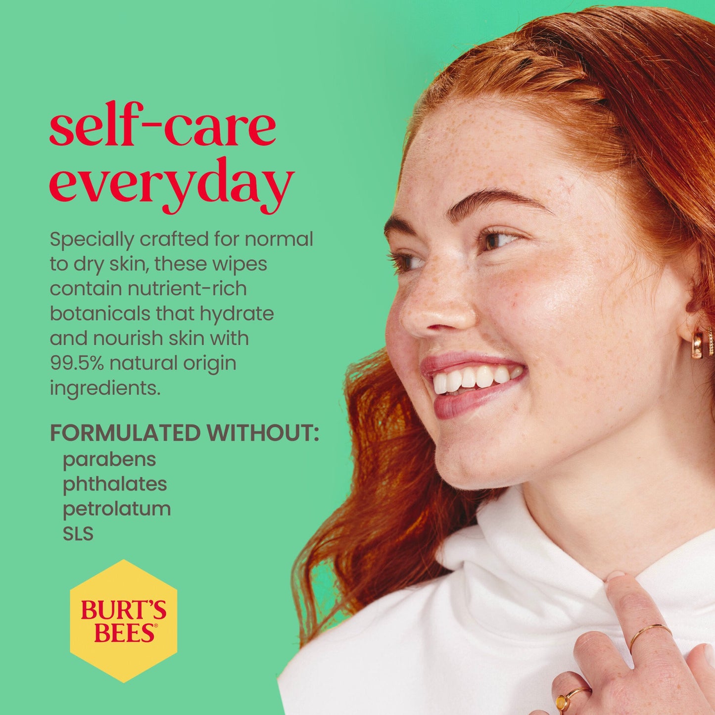 Burt's Bees Refreshing Facial Towelettes - Cucumber & Mint