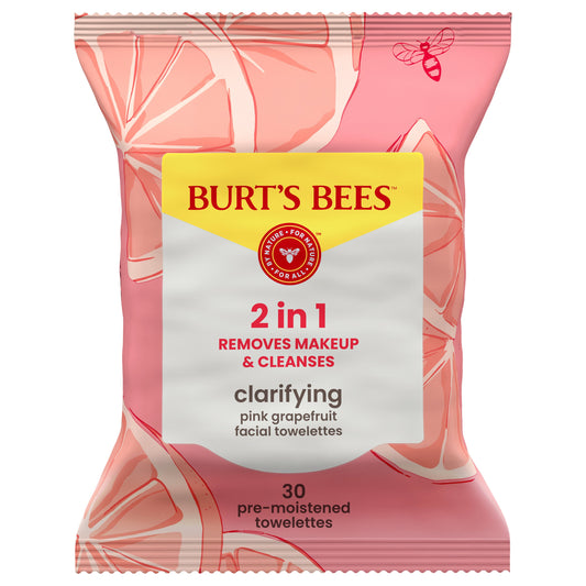 Burt's Bees Clarifying Facial Towelettes - Pink Grapefruit