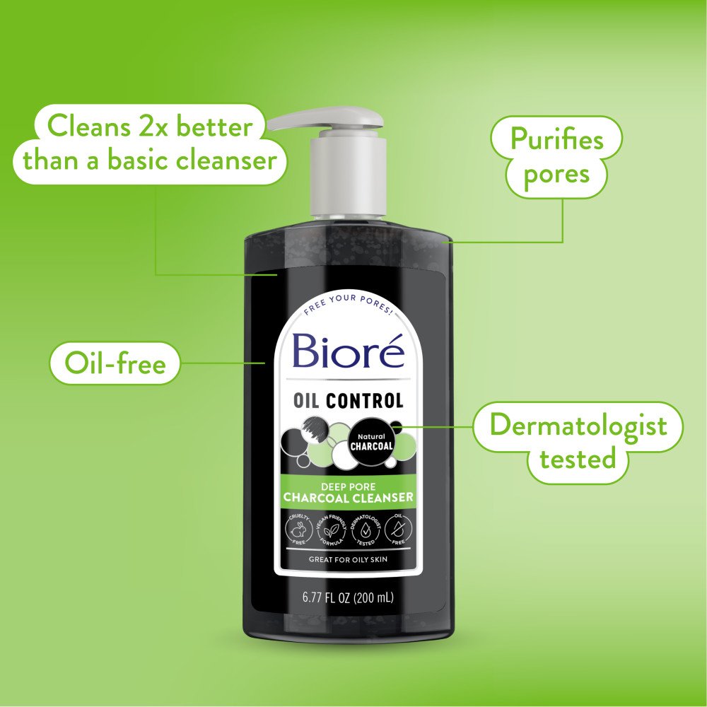 Bioré Oil Control Deep Pore Charcoal Cleanser