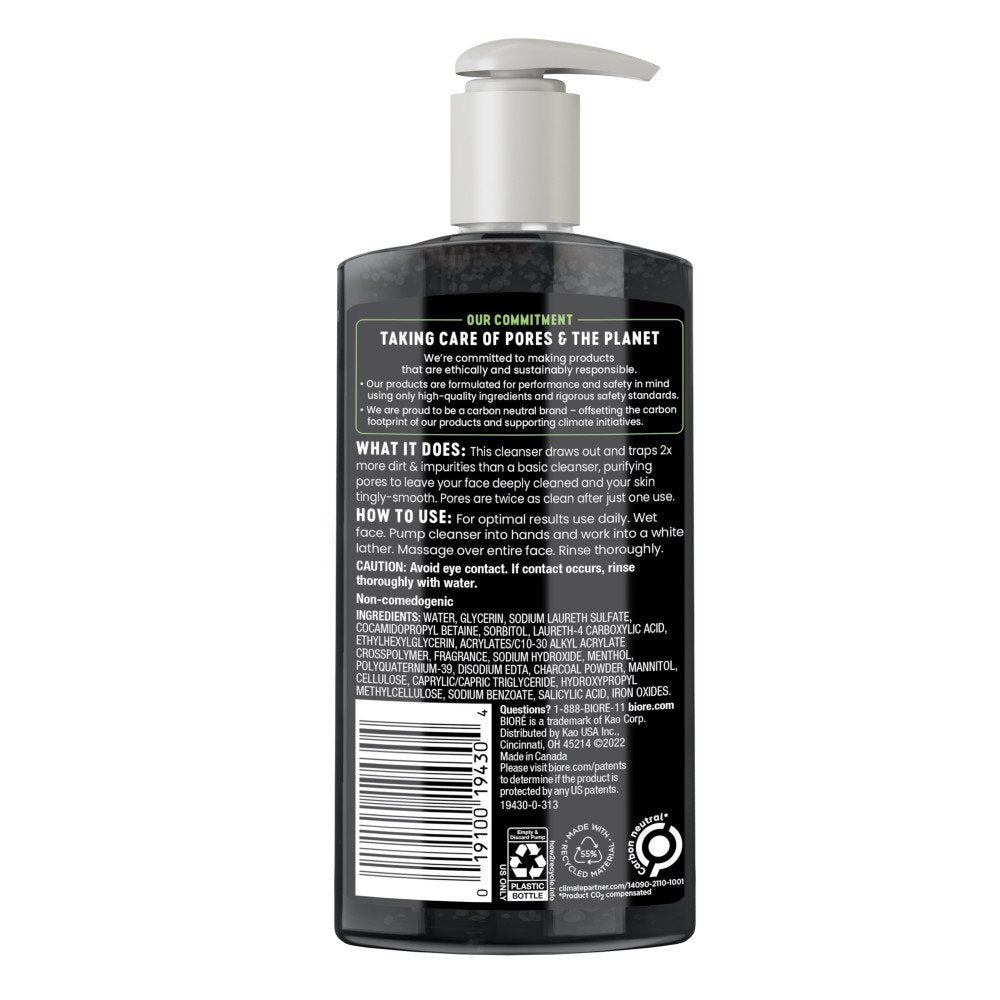 Bioré Oil Control Deep Pore Charcoal Cleanser