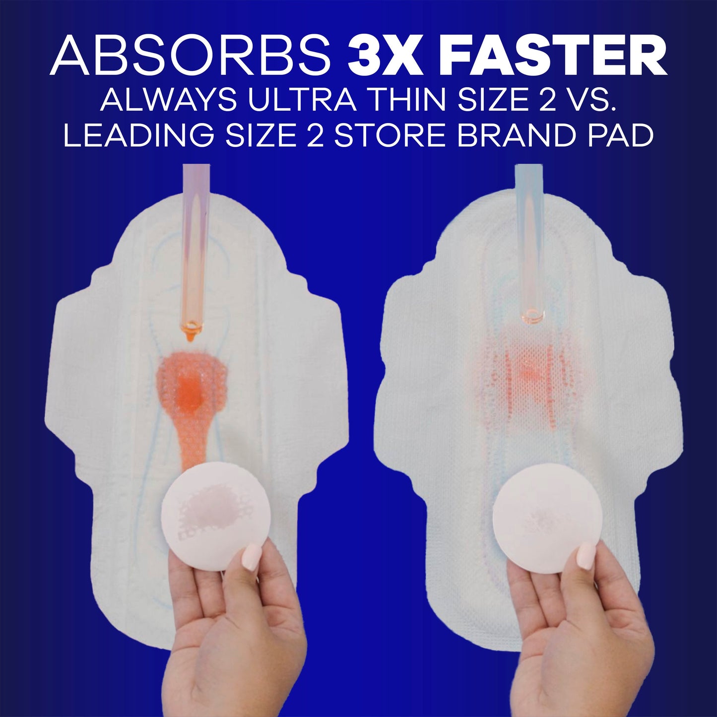 Always Ultra Thin Overnight Pads with Wings - Size 4