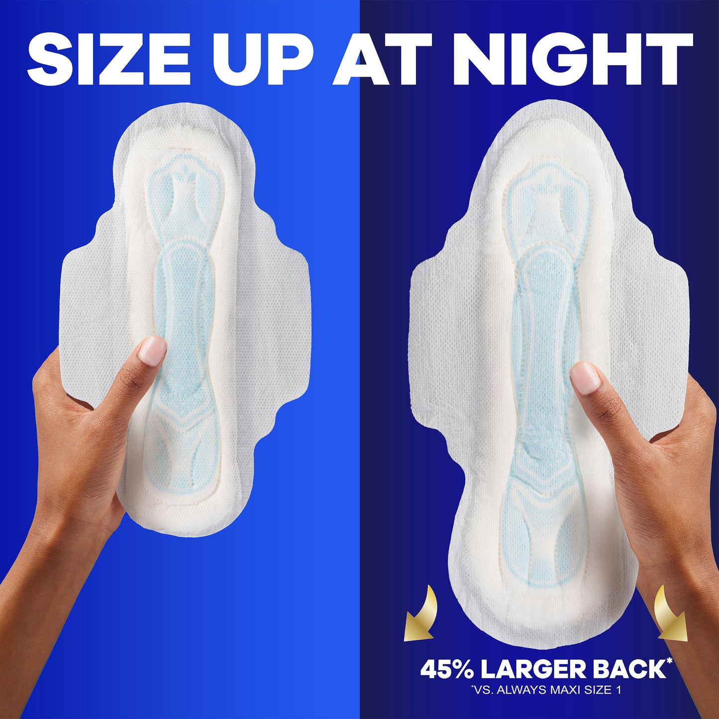 Always Maxi Daytime Pads with Wings, Super, Unscented Size 2