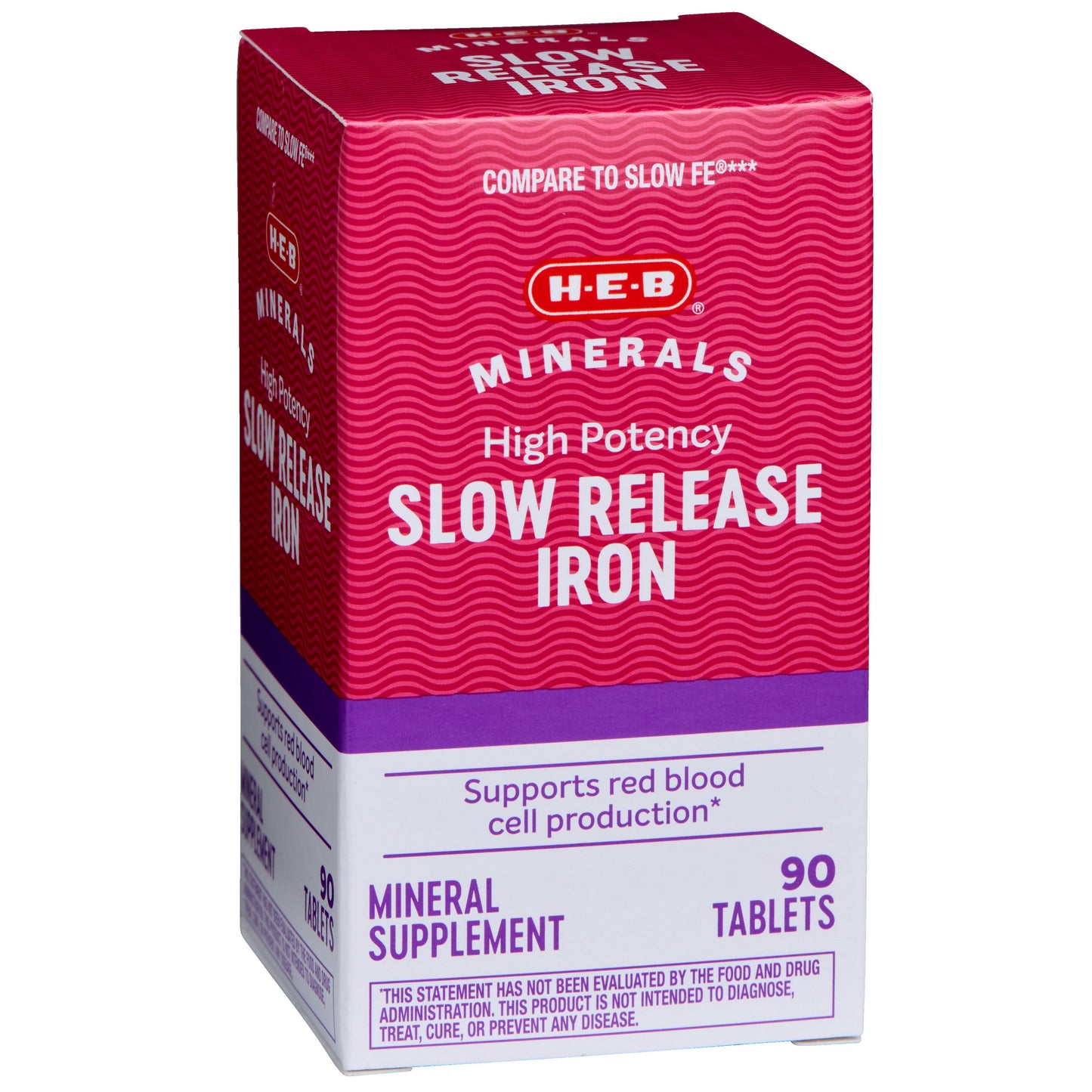 H-E-B Minerals High Potency Iron 45 mg Slow Release Tablets