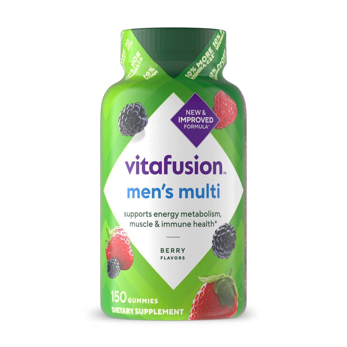 Vitafusion Men's Complete MultiViitamin Gummy Vitamins - Ass't Fruit Flavors