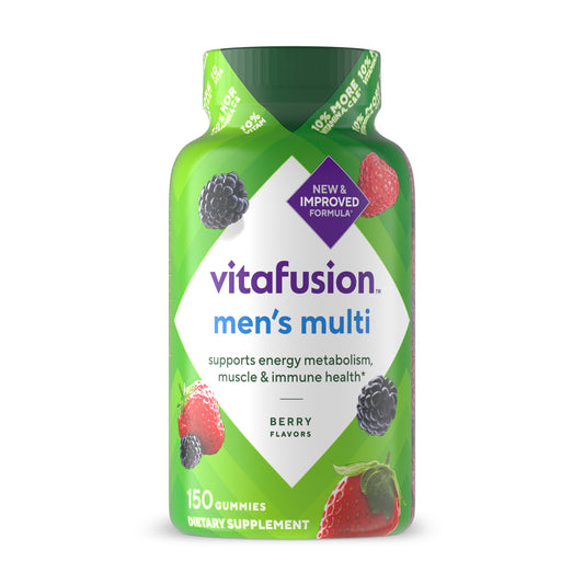 Vitafusion Men's Complete MultiViitamin Gummy Vitamins - Ass't Fruit Flavors