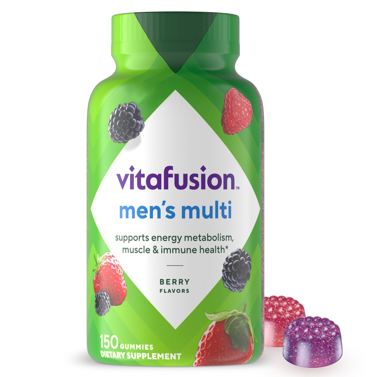 Vitafusion Men's Complete MultiViitamin Gummy Vitamins - Ass't Fruit Flavors