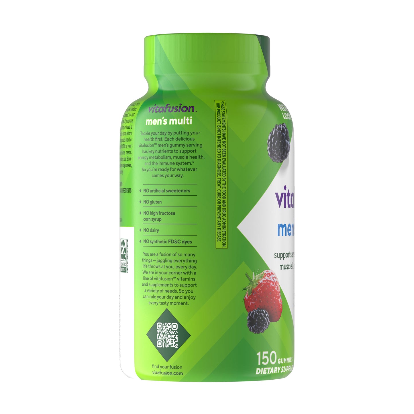 Vitafusion Men's Complete MultiViitamin Gummy Vitamins - Ass't Fruit Flavors
