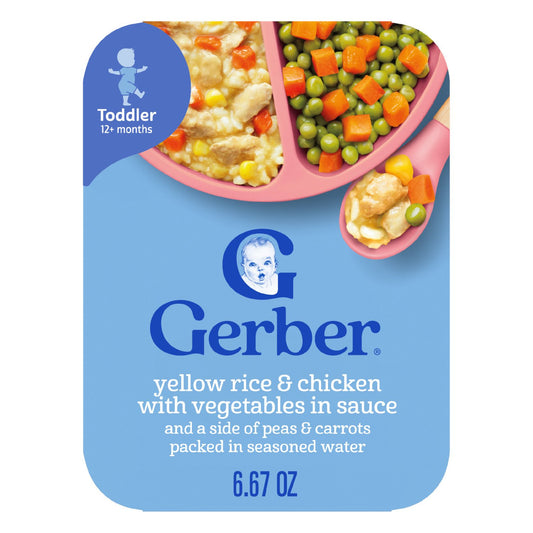 Gerber Mealtime for Toddler - Yellow Rice & Chicken with Vegetables in Sauce