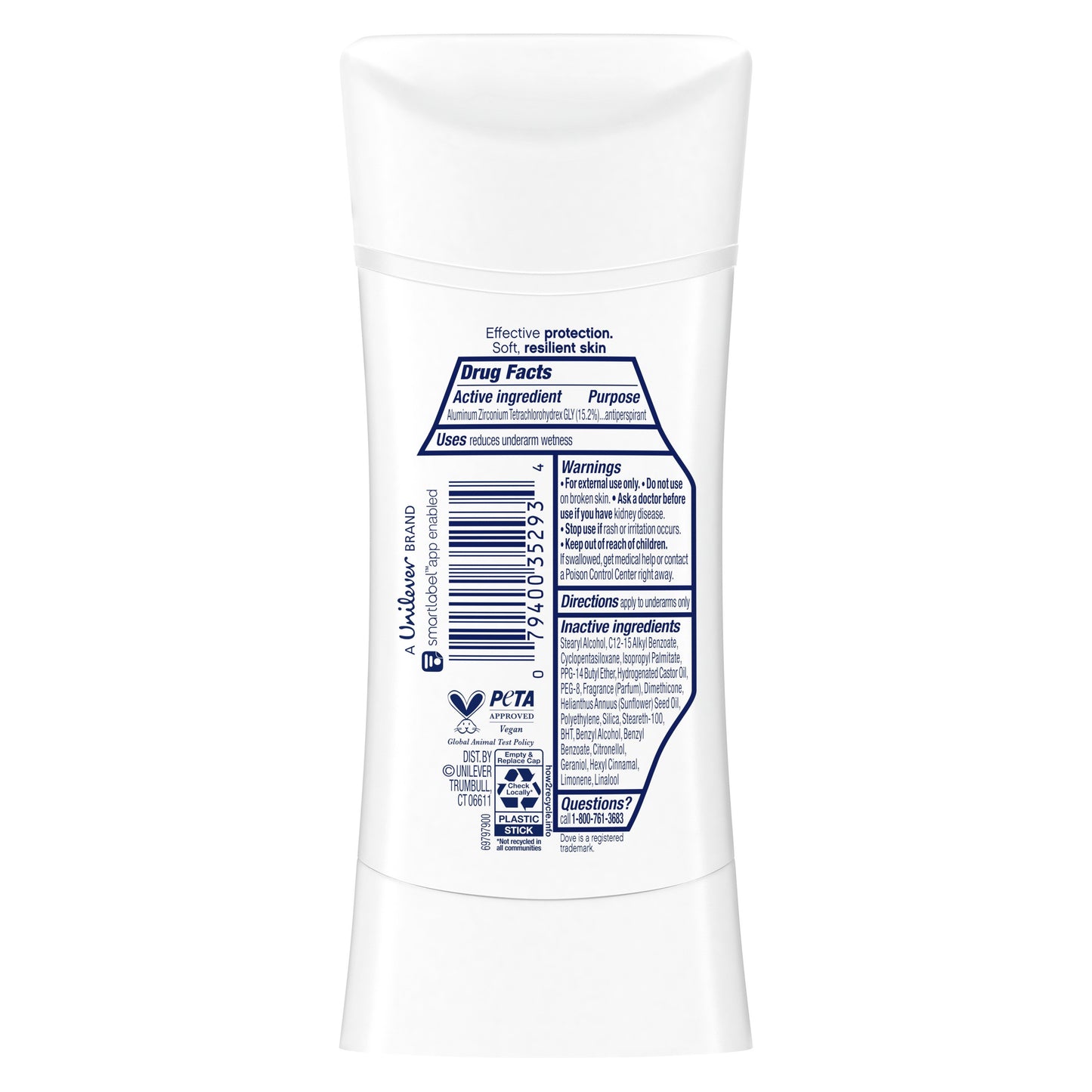 Dove Advanced Care Antiperspirant Deodorant Stick Beauty Finish