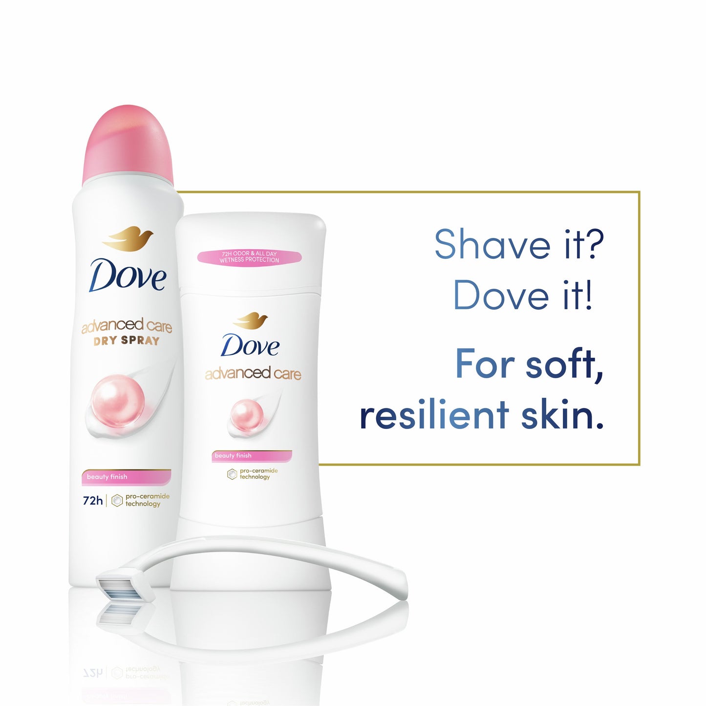 Dove Advanced Care Antiperspirant Deodorant Stick Beauty Finish