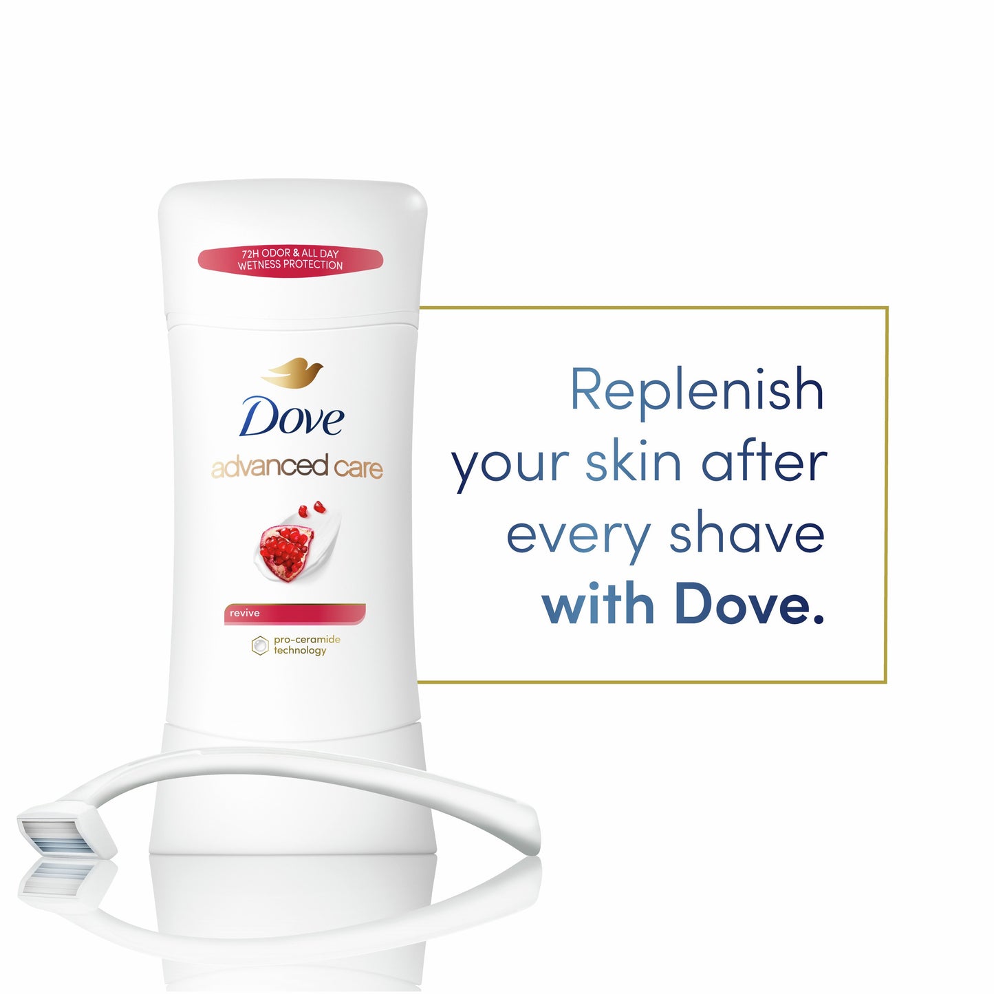 Dove Advanced Care Antiperspirant Deodorant Stick Revive