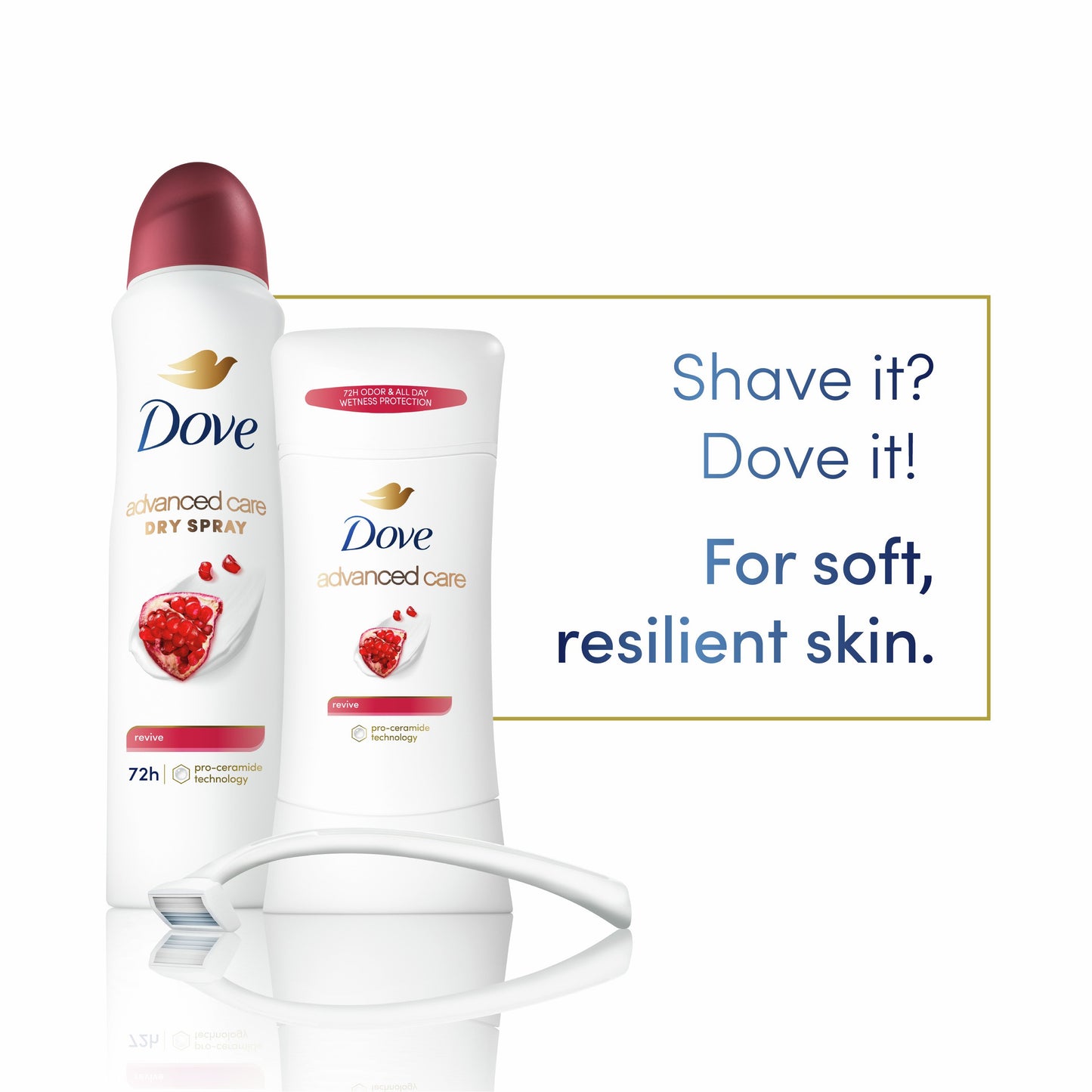 Dove Advanced Care Antiperspirant Deodorant Stick Revive