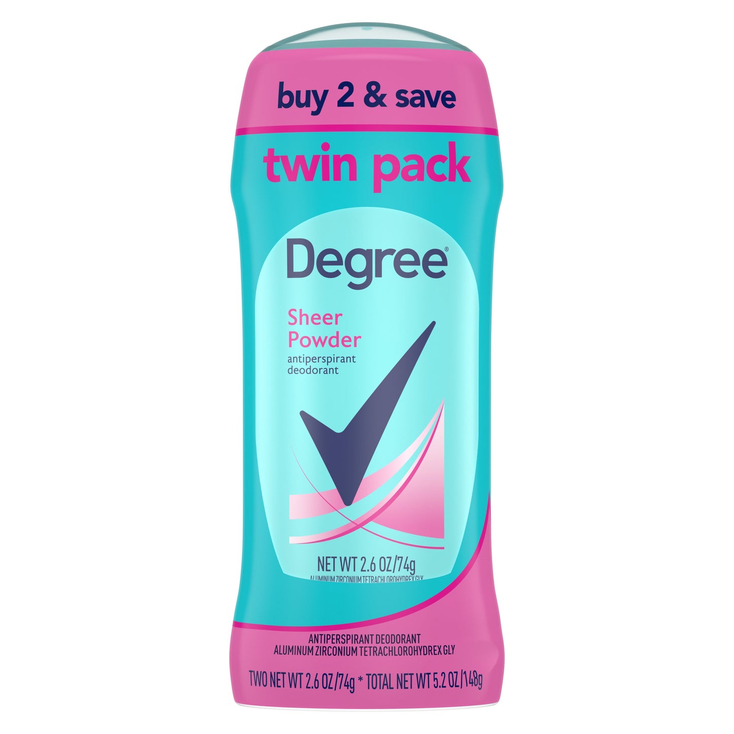 Degree Antiperspirant Deodorant - Sheer Powder, 2.6 oz
