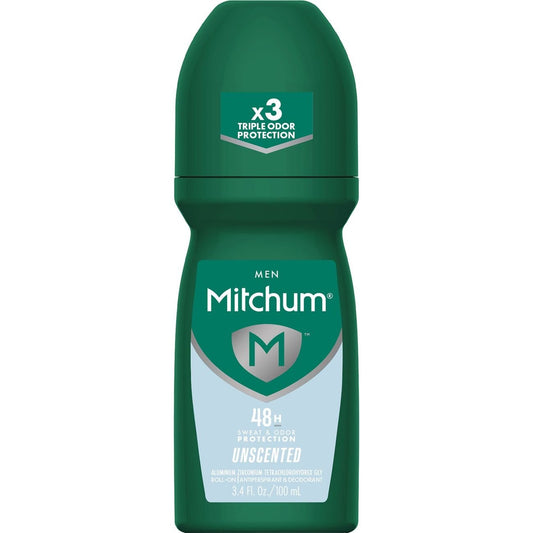 Mitchum Advanced Roll On Unscented Deodorant For Men