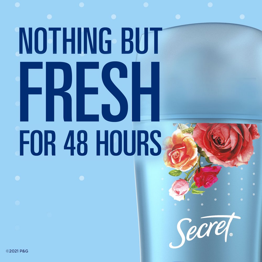 Secret 48 Hr Antiperspirant Deodorant - Rose