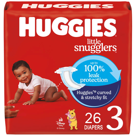 Huggies Little Snugglers Baby Diapers - Size 3