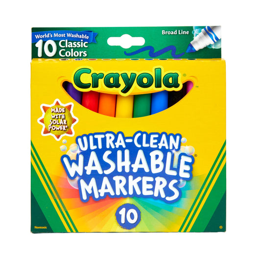 Crayola Broad Line Ultra-Clean Washable Markers
