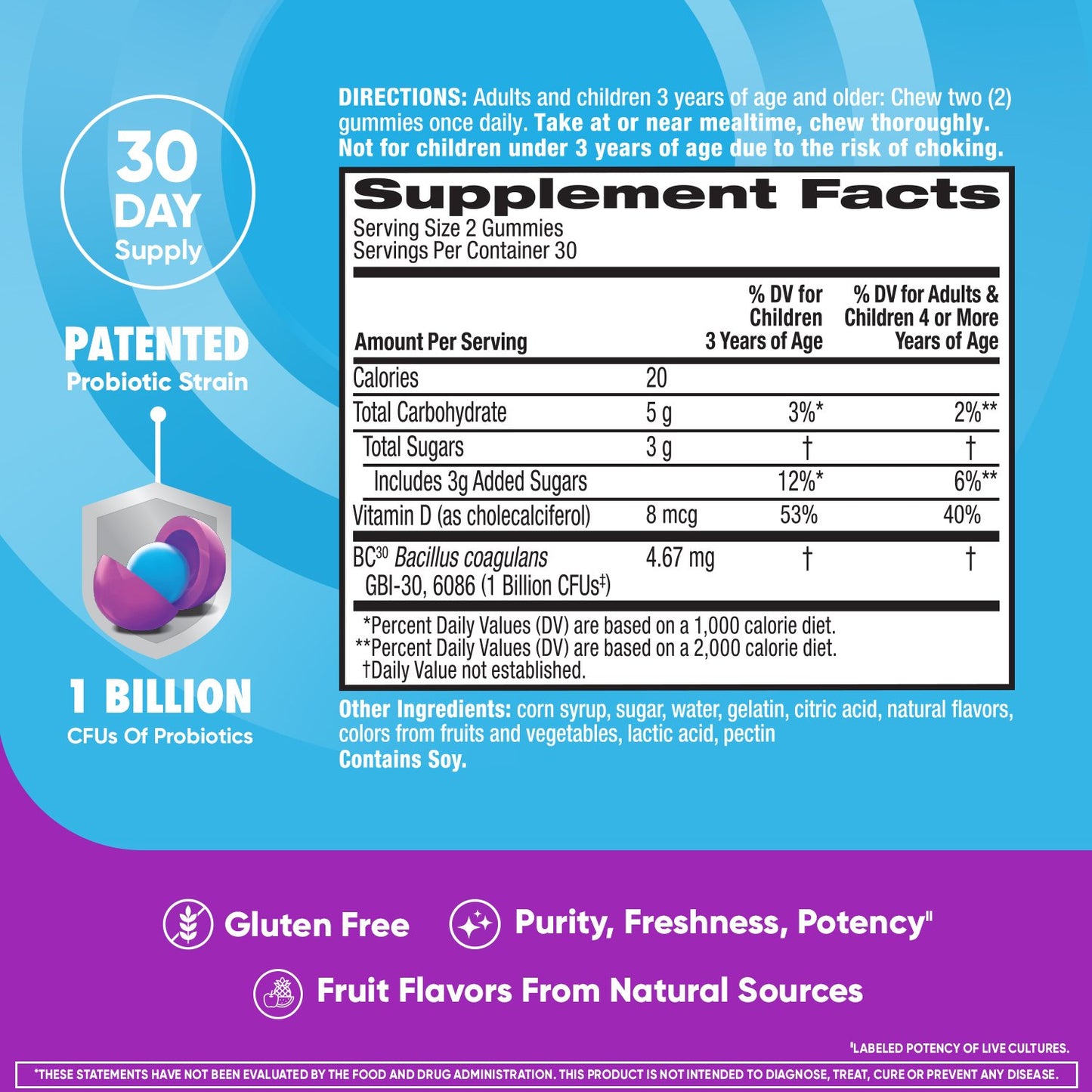 Digestive Advantage Probiotic Kids Gummies