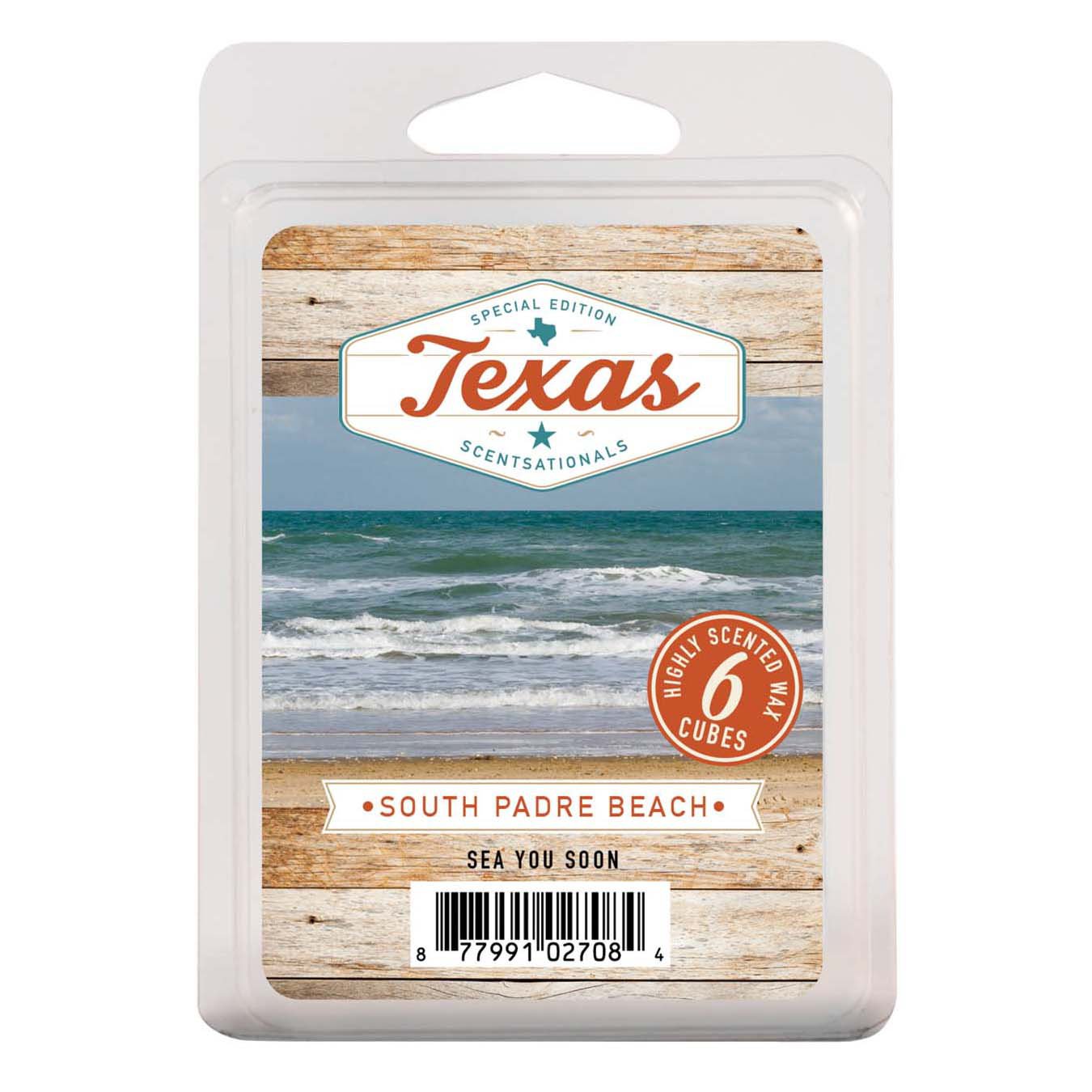 ScentSationals South Padre Beach Texas Scented Wax Melt Cubes