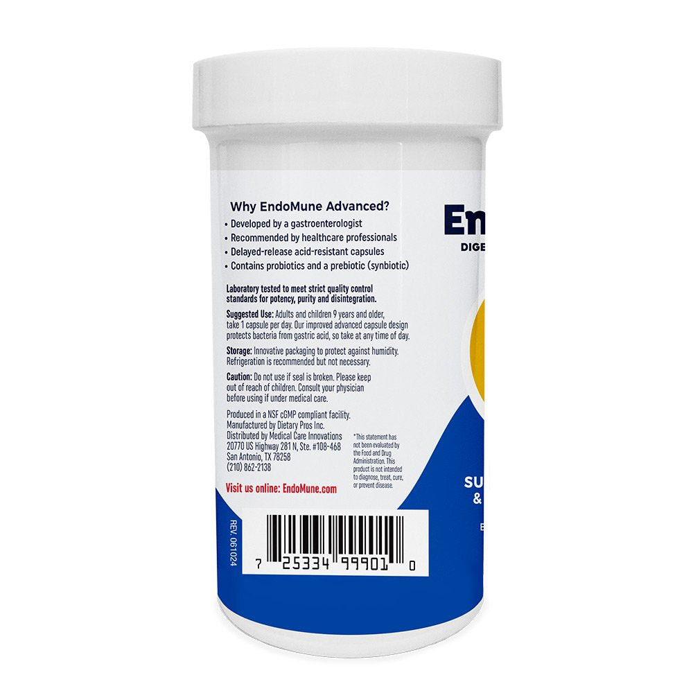 EndoMune Daily Advanced Probiotic Capsules
