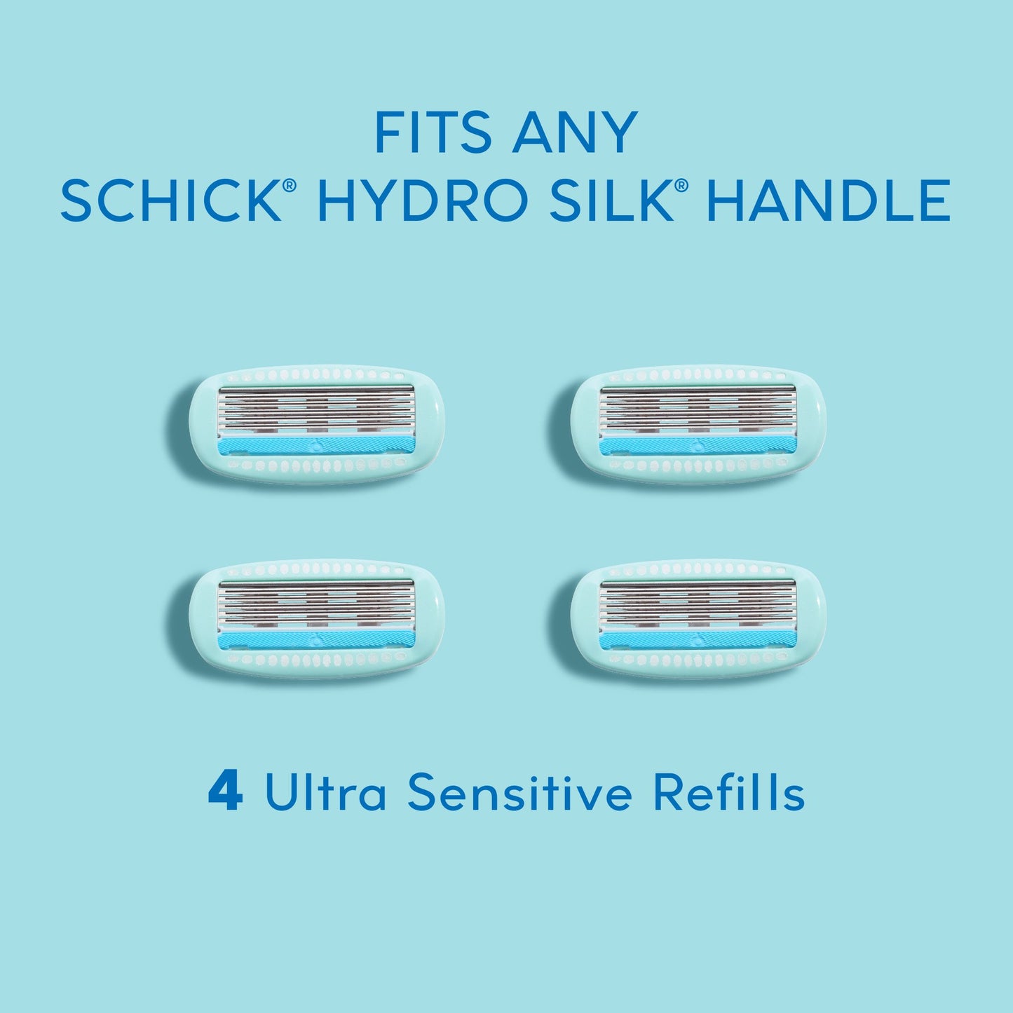 Schick Hydro Silk Ultra Sensitive 5-Blade Razor Refills