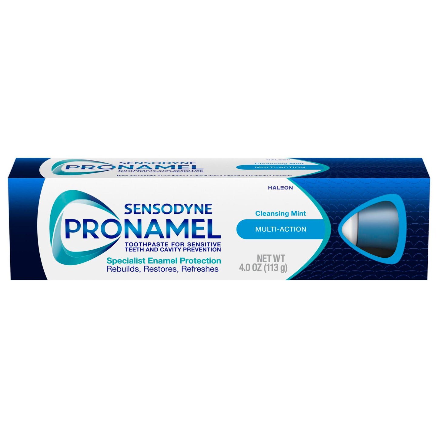 Sensodyne Pronamel Multi-Action Enamel Toothpaste for Sensitive Teeth, Cleansing Mint