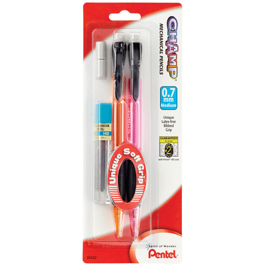 Pentel Champ 0.7mm Mechanical Pencils, Assorted