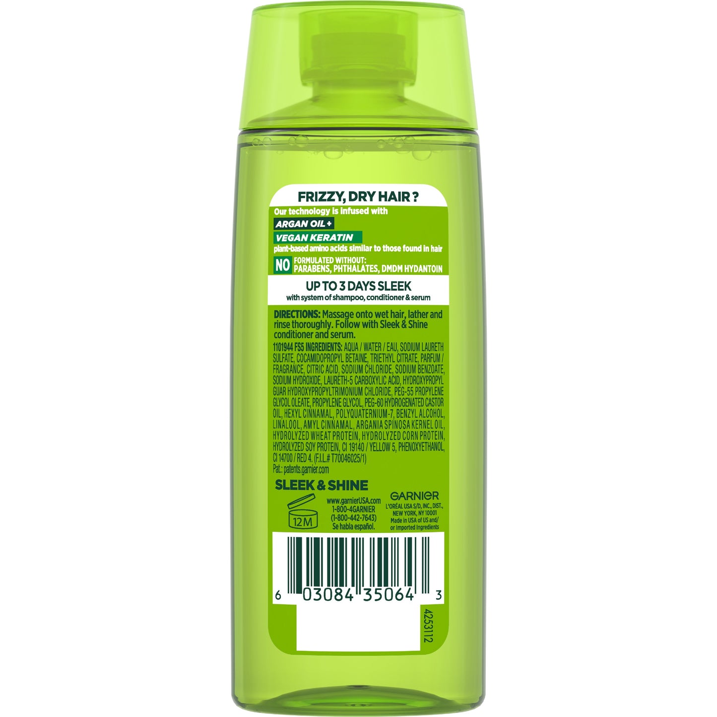 Garnier Travel Size Fructis Sleek & Shine Smoothing Shampoo