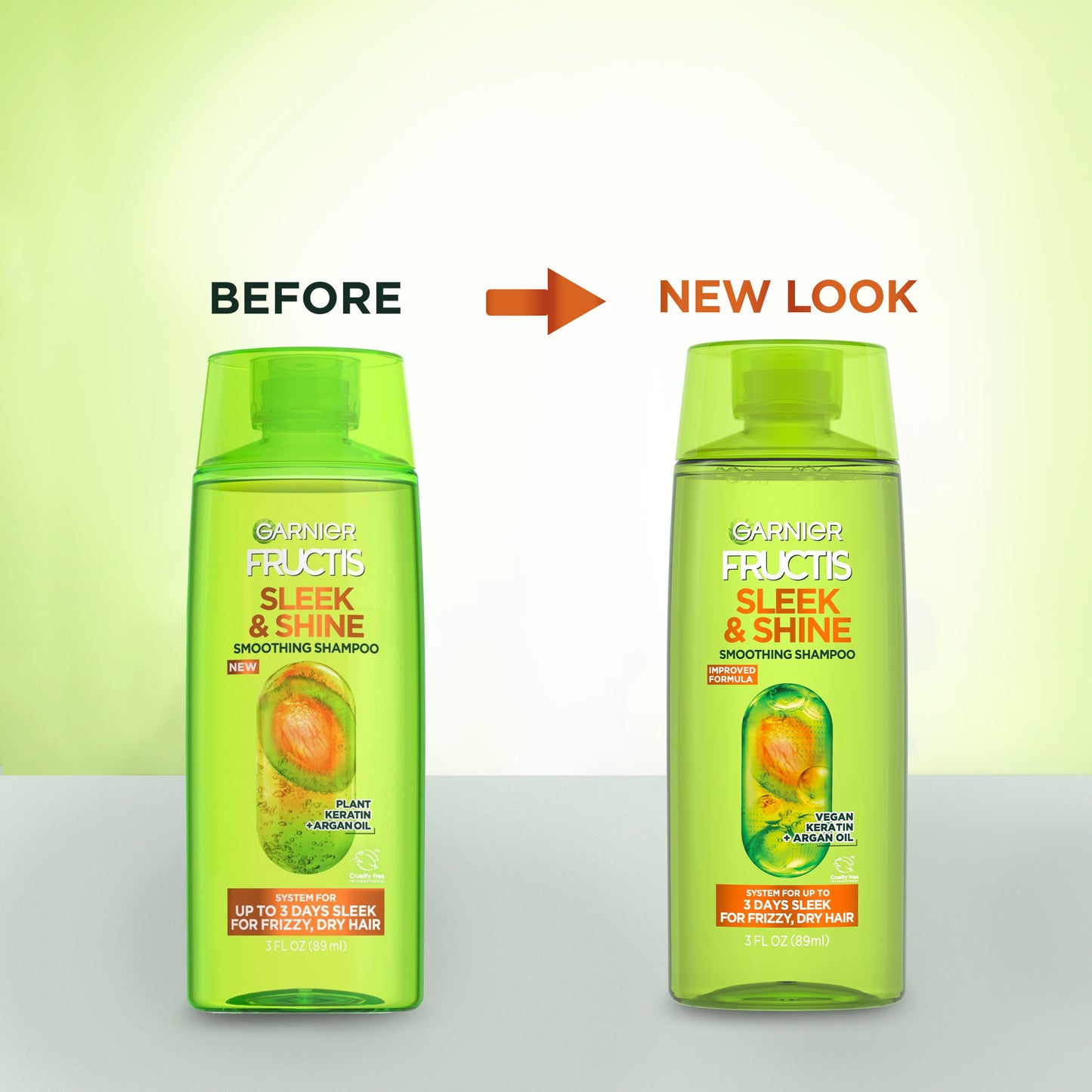 Garnier Travel Size Fructis Sleek & Shine Smoothing Shampoo