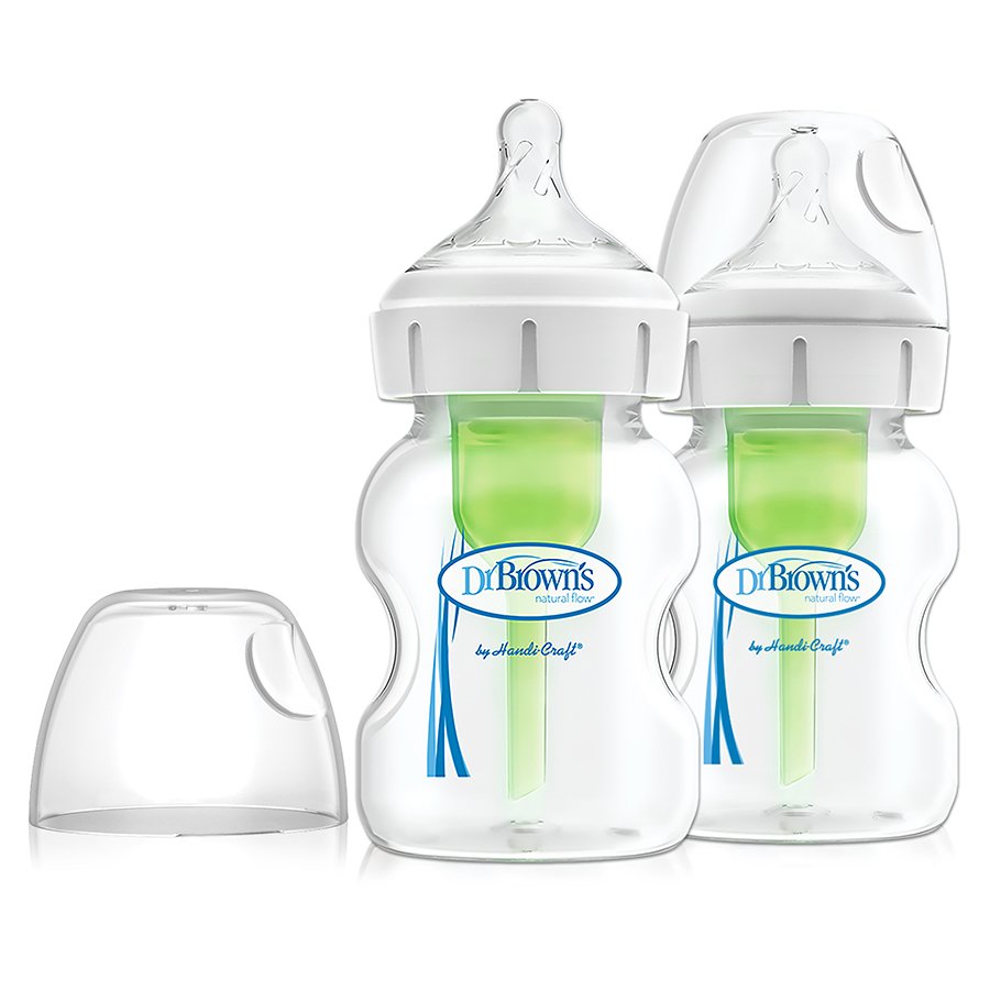 Dr. Brown's Options+ Anti-Colic Wide-Neck 5 oz Bottles