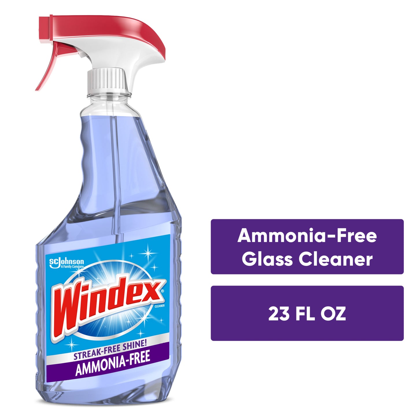 Windex Ammonia-Free Glass & Window Cleaner - Crystal Rain Scent