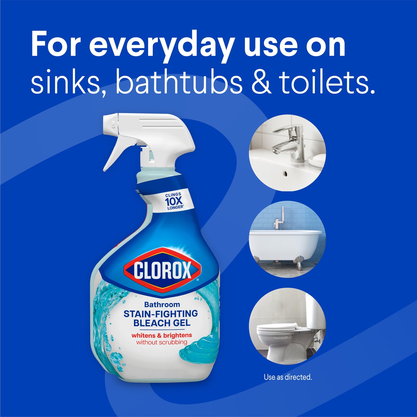 Clorox Bathroom Stain-Fighting Bleach Gel