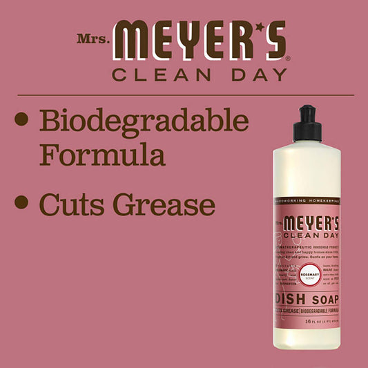 Mrs. Meyer's Clean Day Rosemary Scent Dish Soap