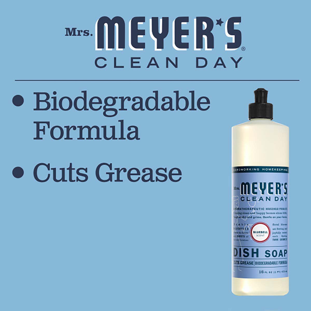 Mrs. Meyer's Clean Day Bluebell Scent Dish Soap